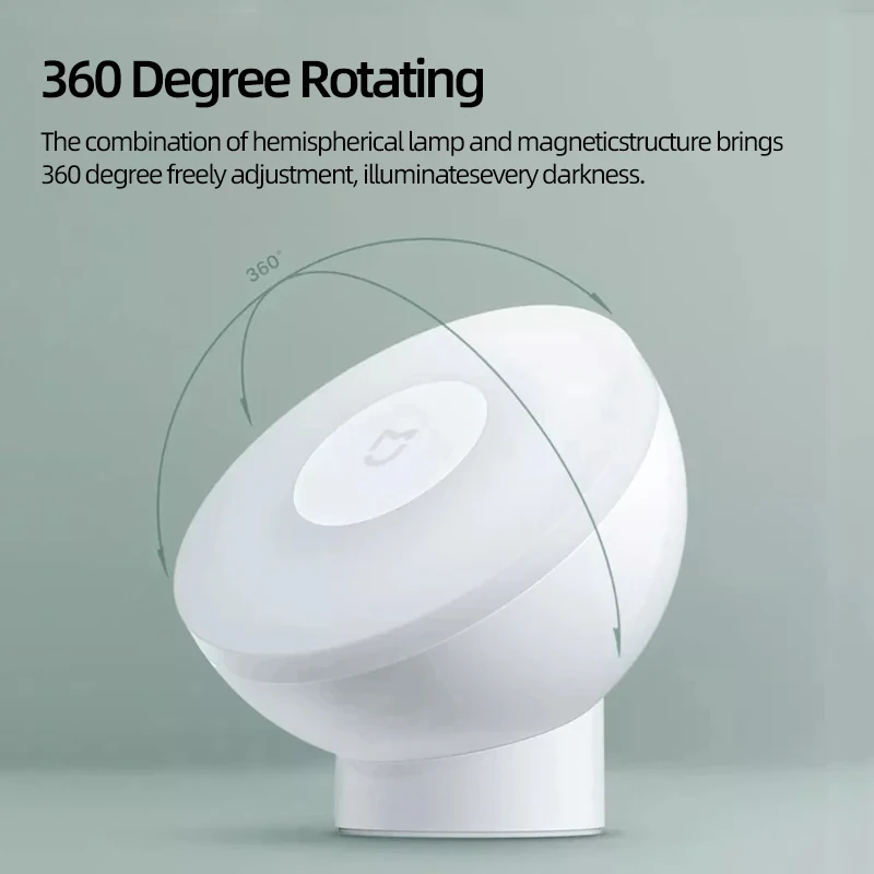 Xiaomi Mijia Led sensor Night Light 2 Induction Lamp Adjustable Brightness Infrared Smart Human Body Sensor with Magnetic Base