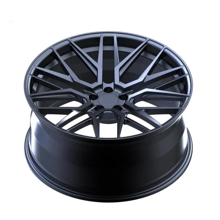Factory price hot sale Wheels For 18 Inch 5*114.3 Matte Black Alloy Aluminum Wheel Rims Multi Spoke Design cars rims wheel