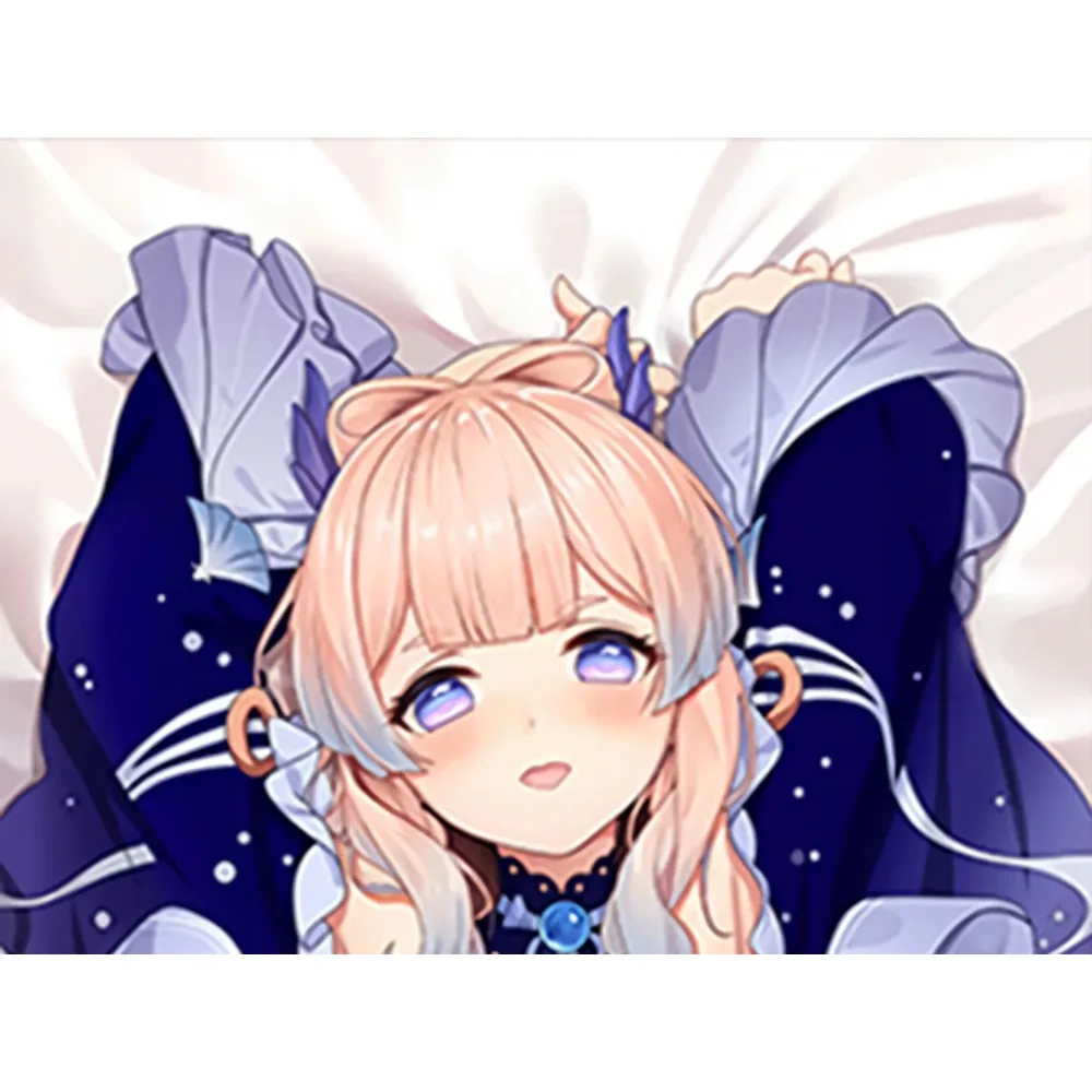 Kokomi Dakimakura Pillowcase Soft Polyester Cushion Shell Double Sided Print Home Decor Collectible Fan Gift