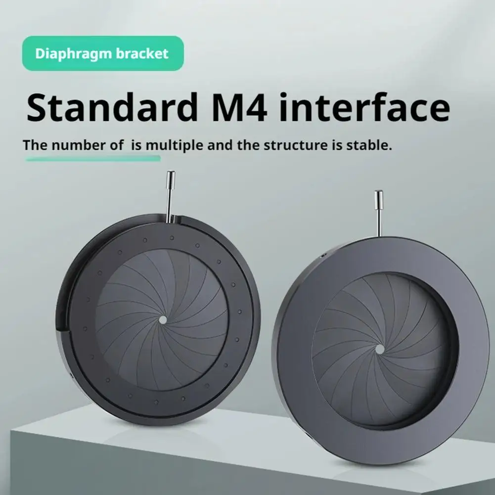 

Adjustable Mechanical Aperture 4-60mm Optical Iris Microscope Laser Condenser Camera Adapter Accessories