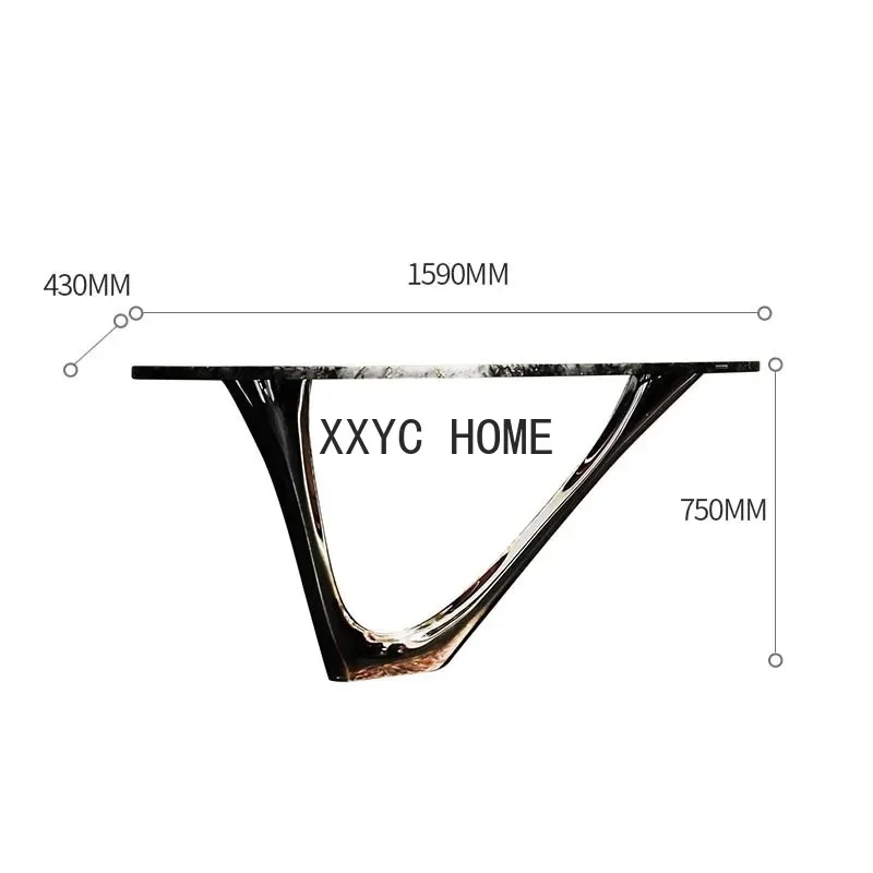 Italian Light Luxury Console Modern Decoration Console Tables Entrance Foyer Corridor Aisle Side View Entrance Cabinet