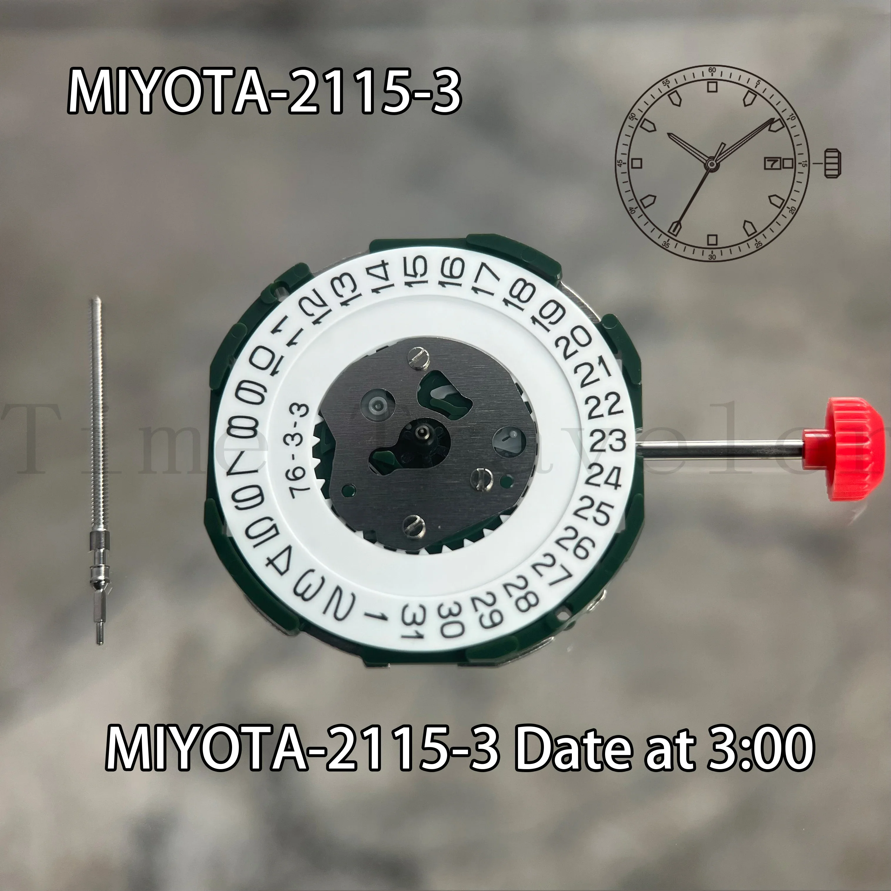 Miyota 2115 Quartz Movement Japona 2115-3 Movement Watch Parts Repair Accessories With Date Display Calendar Japan Movement