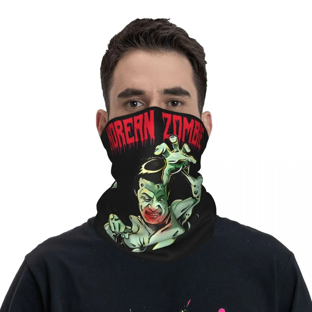 Cazzuto Motocross Bandana scaldacollo stampato coreano Zombie maschera passamontagna escursionismo Unisex adulto traspirante