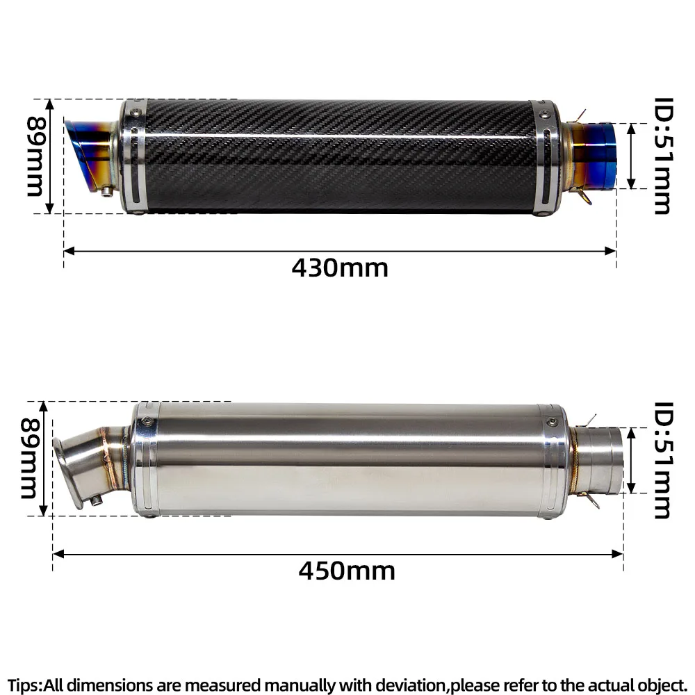 For Honda EX5 Dream Professional Grade Full Exhaust System Muffler Slip-On Line Moped Street Bike Exhaust Pipe Link Pipe