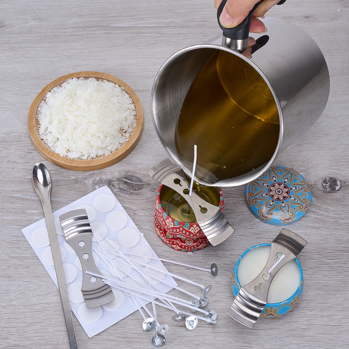 Soy Wax Kit 304 Wax Melting Cu - Candle Making Material Wholesale review and price