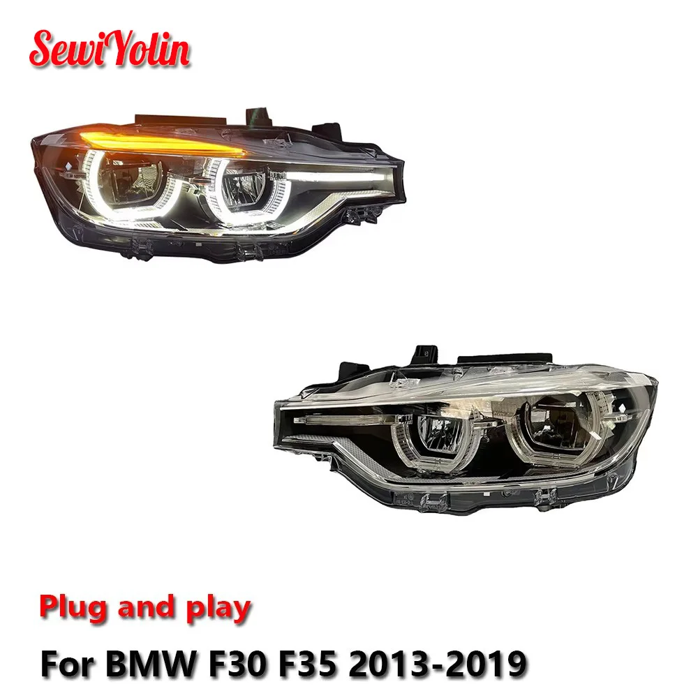 

Car LED Headlight Light Assemblies For BMW 3 Series F30 F35 2013-2019 Auto Fog DRL Brake Turn Signal Lamp Plug and Play