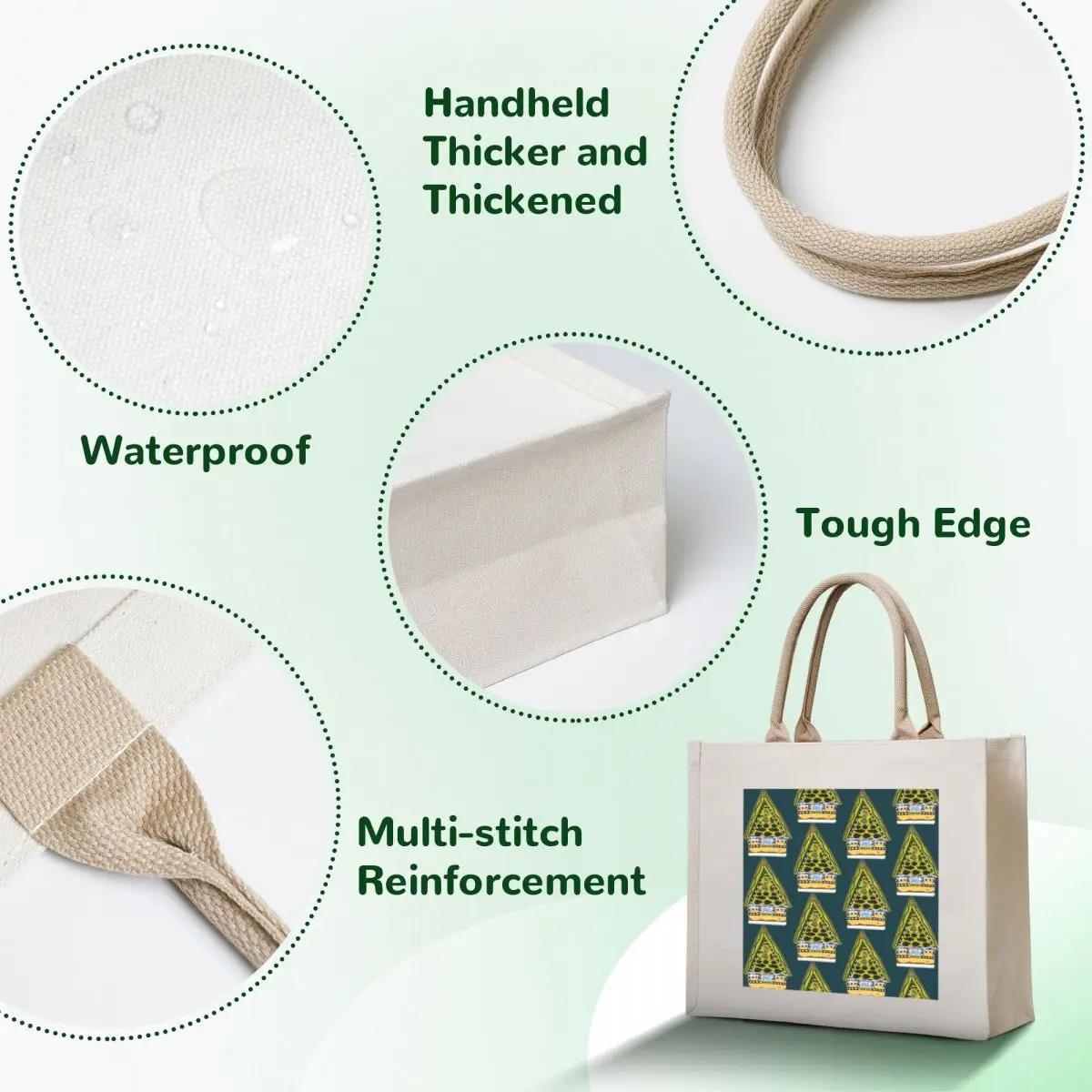 Palauan Bai (Meeting House) Tote Bag bags woman 2025 canvas tote bag custom fabric bag Canvas