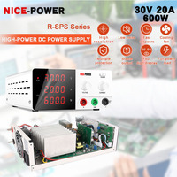 NICE-POWER 30V 20A 30A 60V10A Bench Source Laboratory DC Stabilized Power Supply Adjustable Switching Variable Digital Regulated