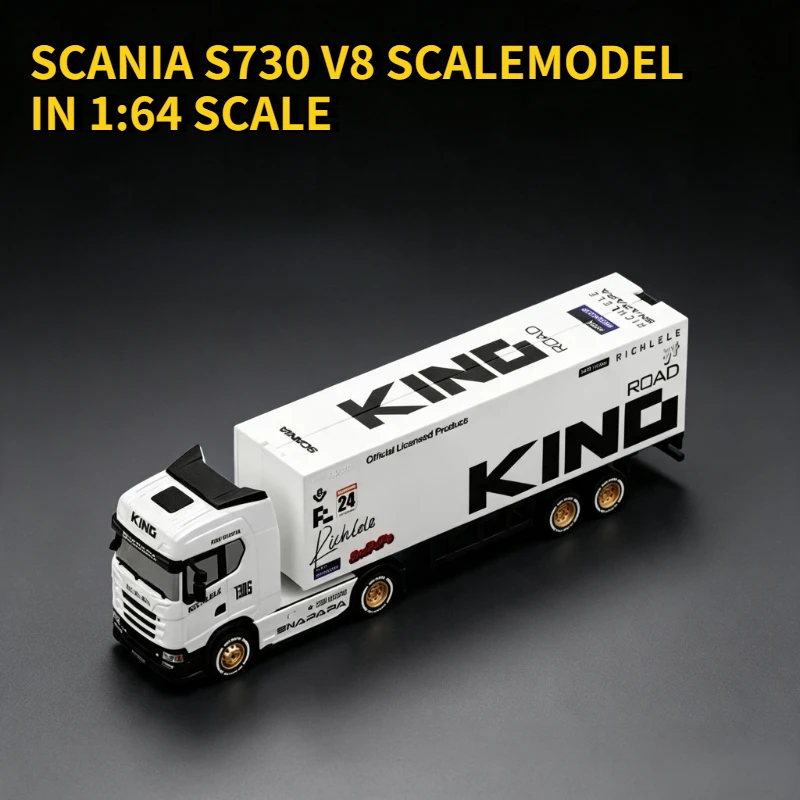 6760 1/64 Full Scale Multi-functional Remote Control Mini Transport Truck High-Speed ​​Remote Control Container Trailer Toy