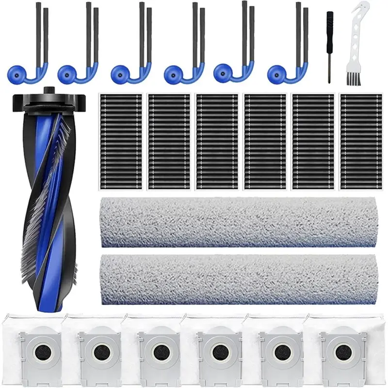 

Аксессуары FORC для пылесоса ECOVACS DEEBOT T90 PRO Omni / T90: основная щетка, ролики для влажной уборки, фильтры, мешки для сбора пыли.