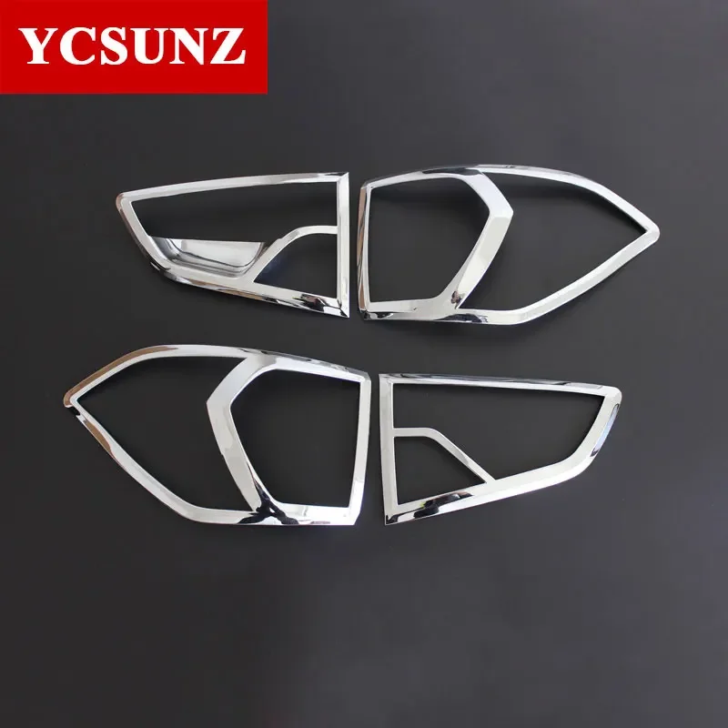 ABS Tail Light Cover For Ford Ecosport 2013 2014 2015 2016 2017 Rear Lamp Decoration Car Accessories