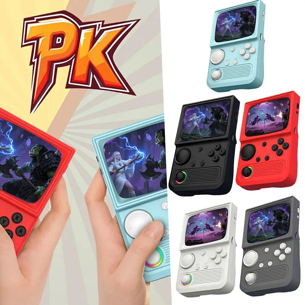 For R36T Retro Handheld Game Console 2025 New Upgrade Portable Screen 64/128G 3.5 Pocket Party Video Inch IPS Player B7X9