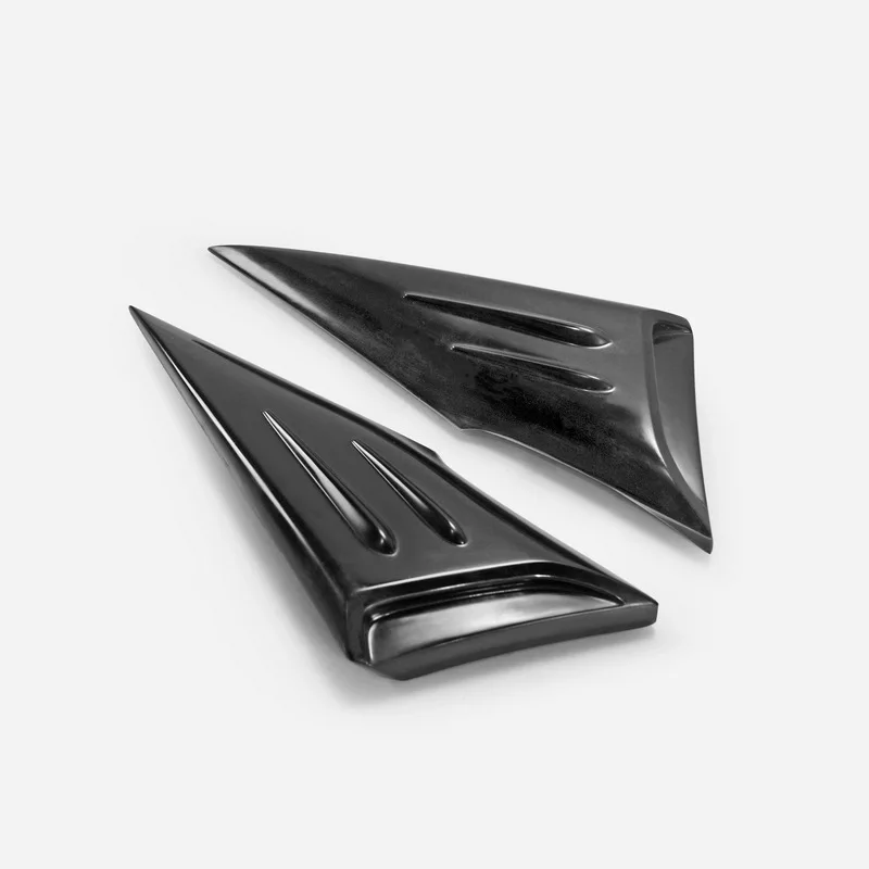 Compatible with Toyota Prius ZVW50 Carbon Fiber Modification C-Pillar Addition Spoiler Shark Fin Air Vent Cover