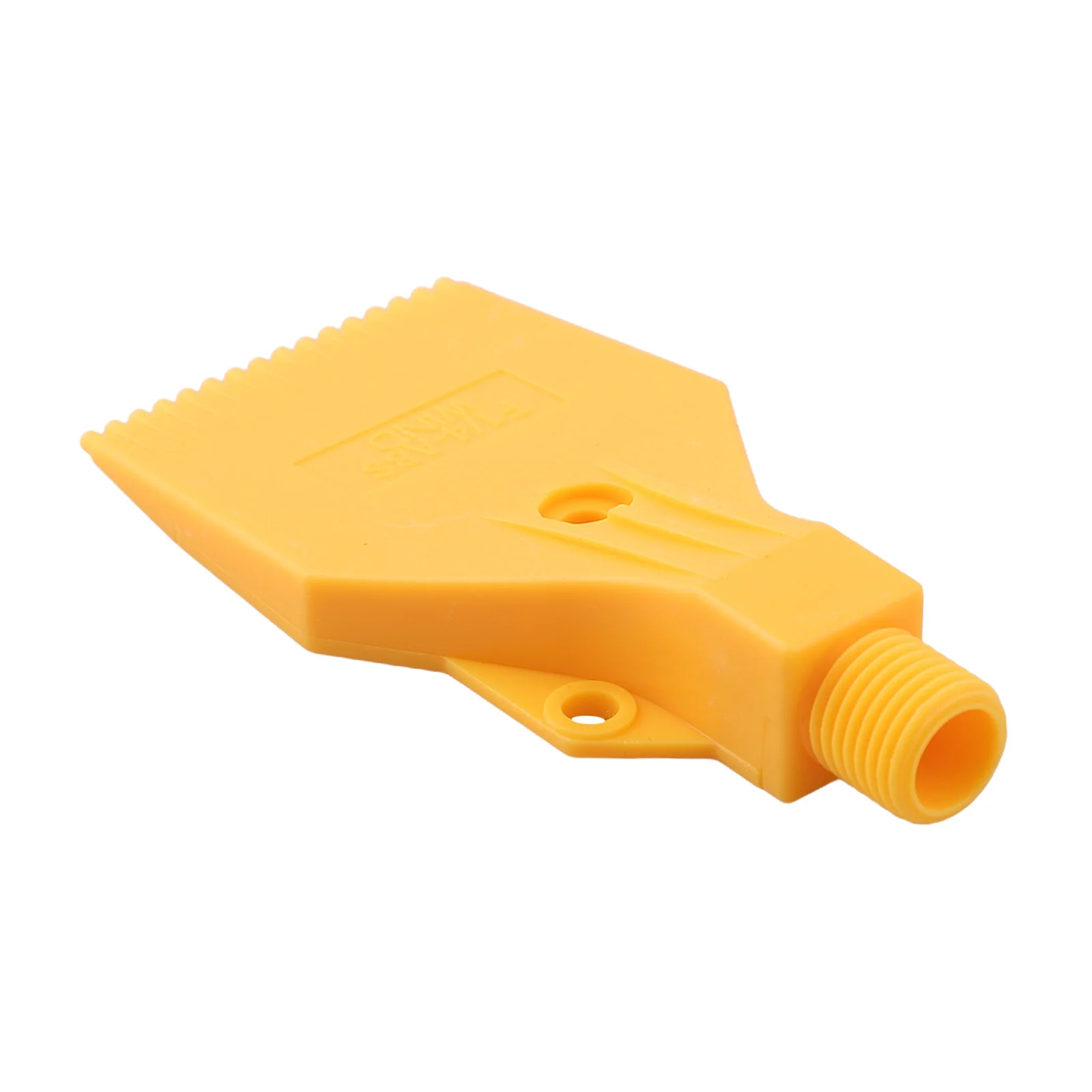 Yellow Air Spray Nozzle Air Blower Nozzle Cooling Applications Drying Applications Flat Fan Distribution For Dry Plastic Bags