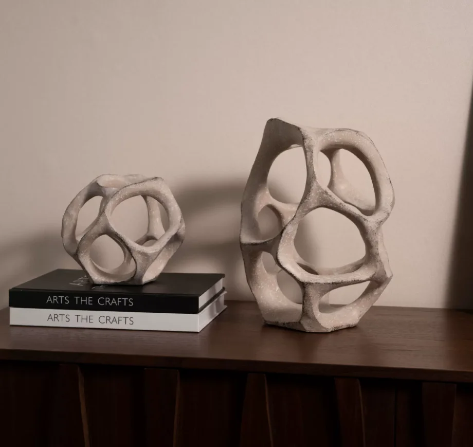 xx-Creative Hollow Ball Decorative Ornaments Art Crafts Geometric Handicraft Flower Arrangement Home Decoration Accessories