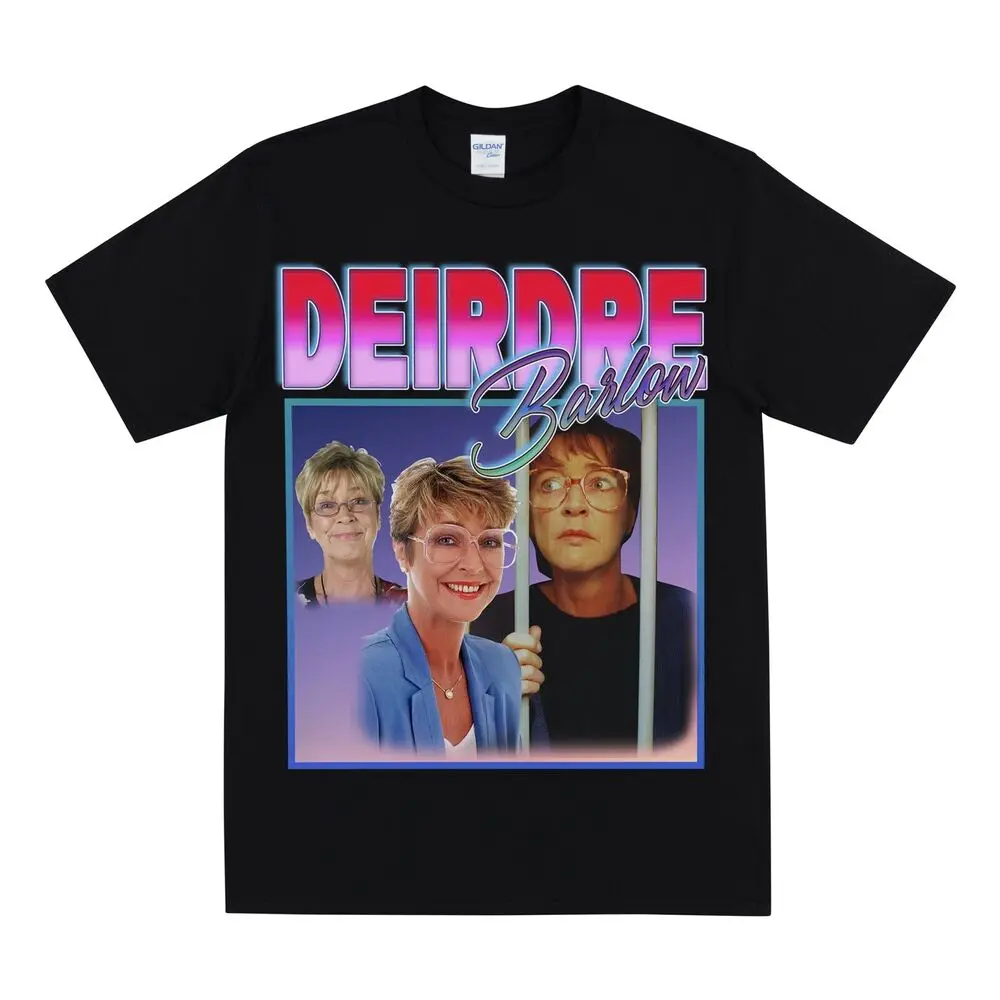 

DEIRDRE BARLOW Homage T-shirt, Coronation Street Inspired, Vintage Corrie Tshirt Men's and women's short-sleeved T-shirts