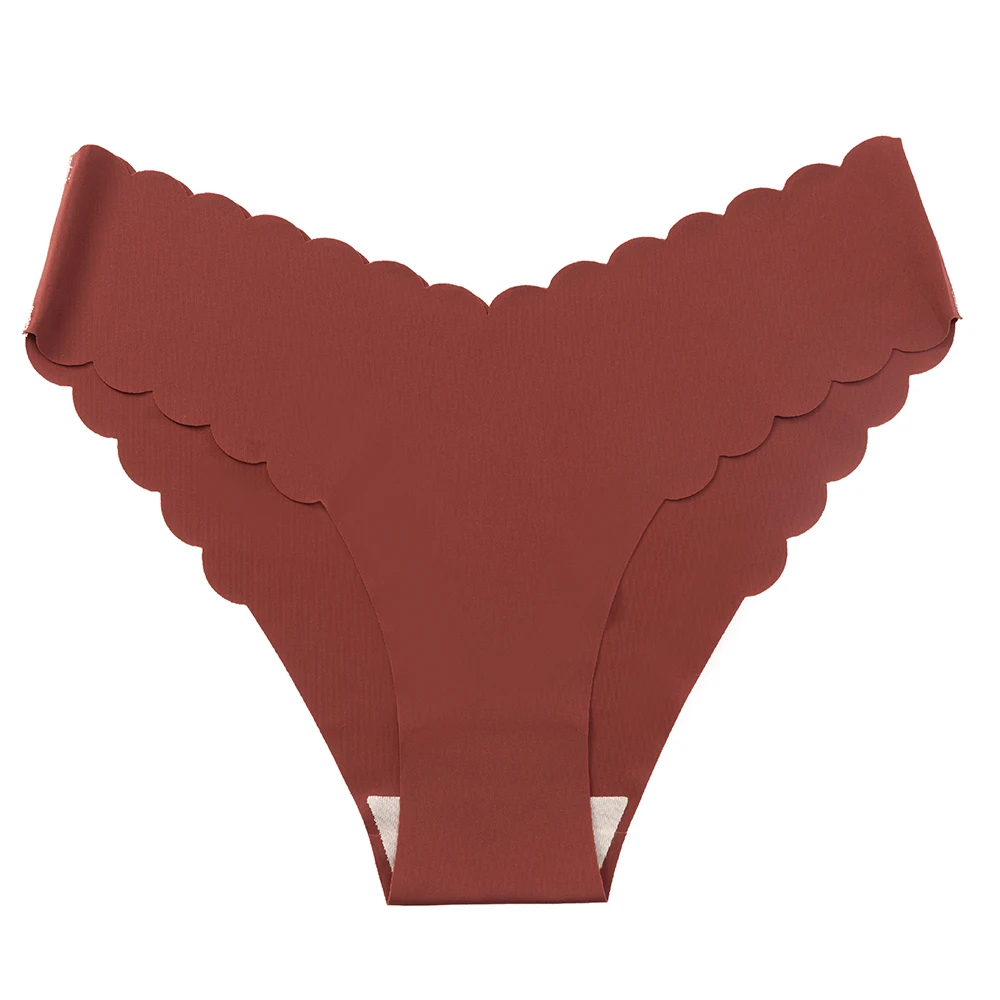3Pcs/Set Women\'s Seamless Underwear New Ruffles Fashion Underpants Stretchy Tight-fitting Panties for Woman Comfortable Briefs