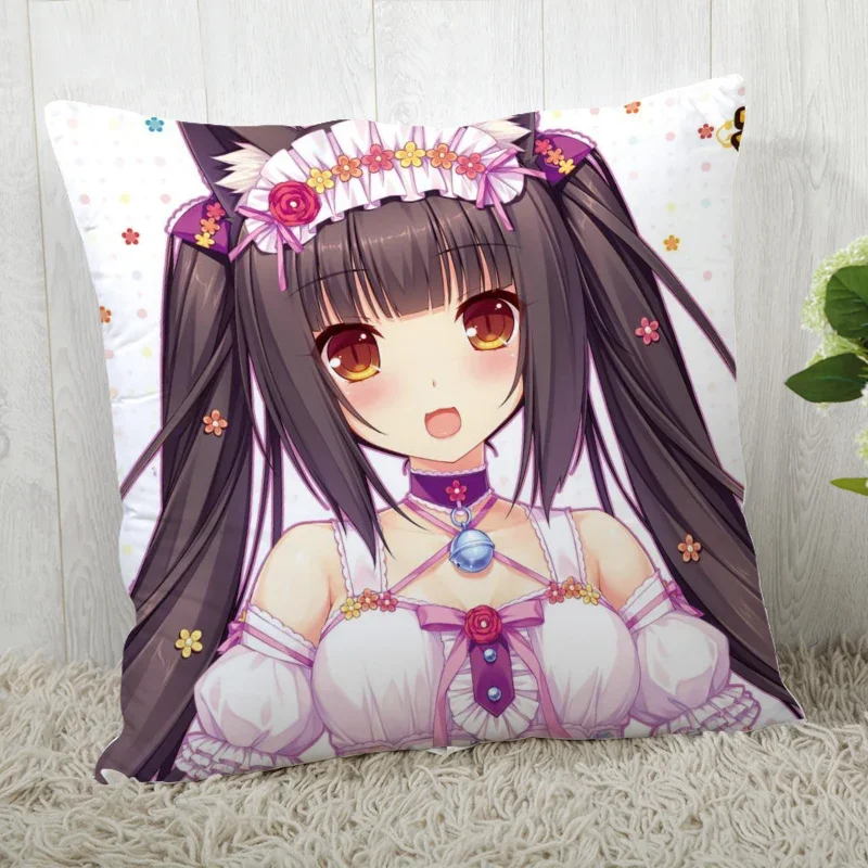 Nakopara Pillowcase Printed Pillow Cover Anime Grils Decorative Pillowcase Customize Gift 45x45cmA19.11.8