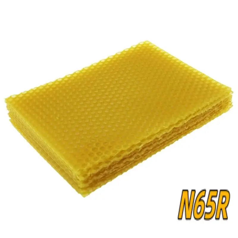 REW – Bienenwachs-Blätter-Set, natürliches Bienenwachs-Blatt-Set, Bienenwachs-Wabenblätter, Wachs für Imkereiausrüstung (13,3 x 9 cm), 10 Stück, Bienen