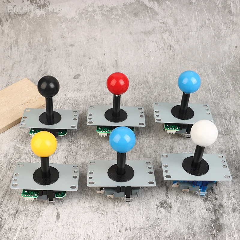 Arcade Joystick Copy Joystick With 5/8 Pin Connector 8 Way Classic Square Restrictor Arcade Game Machine Stick DIY Parts