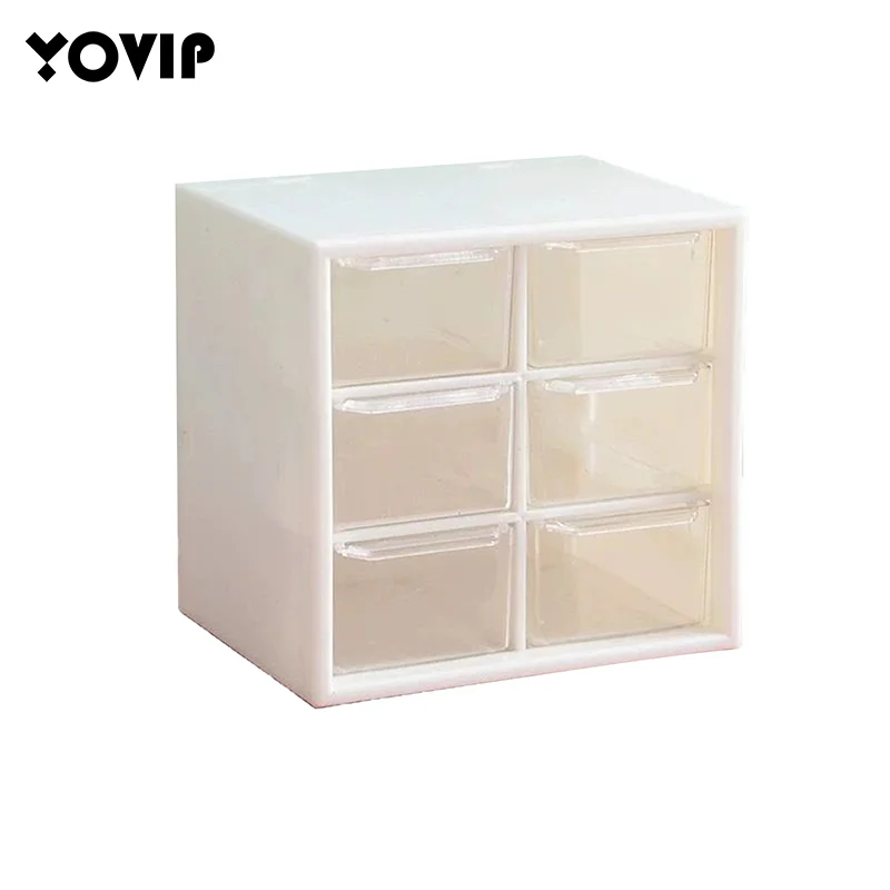

Transparent Storage Drawers Plastic Earring Jewelry Organizer Drawers Boxes Mini Drawer Desktop Organizer Stationery Storage