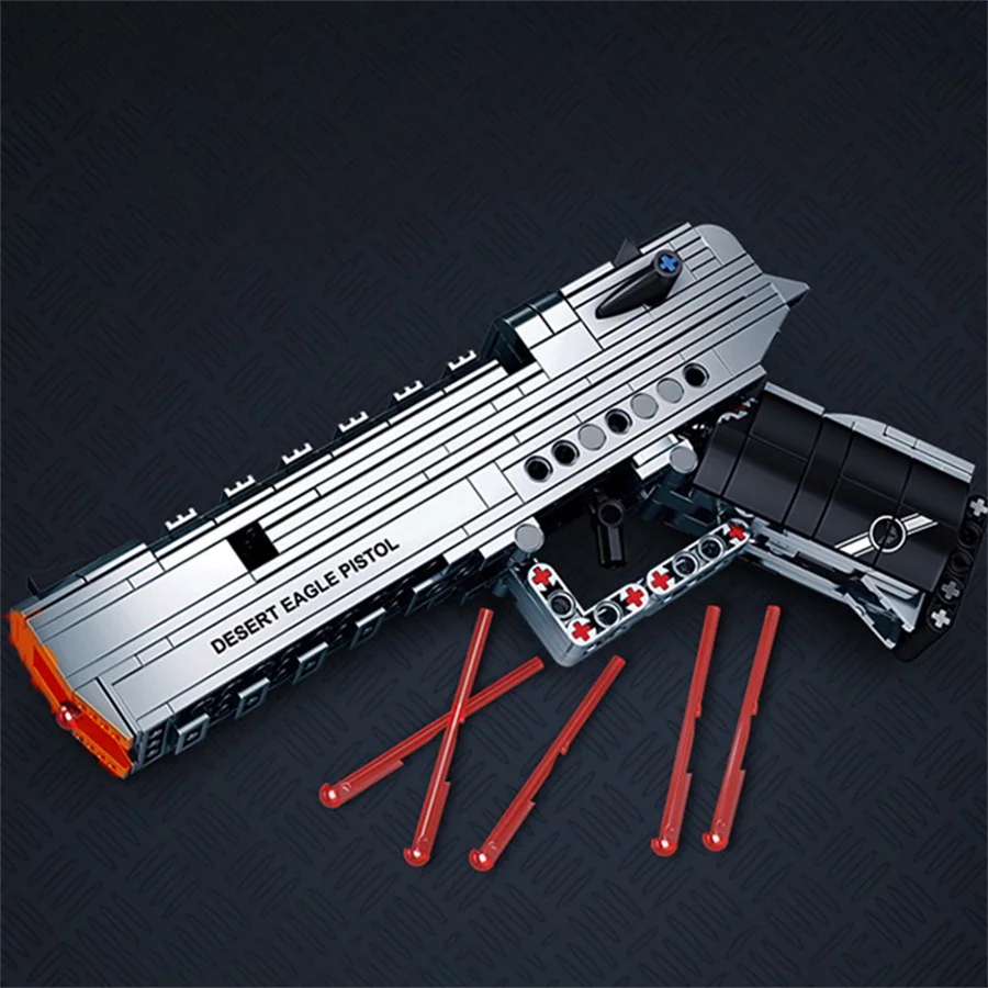 

Building block pistol, building block gun, small pellet building block. Building block gun models, decorations, children's toys.