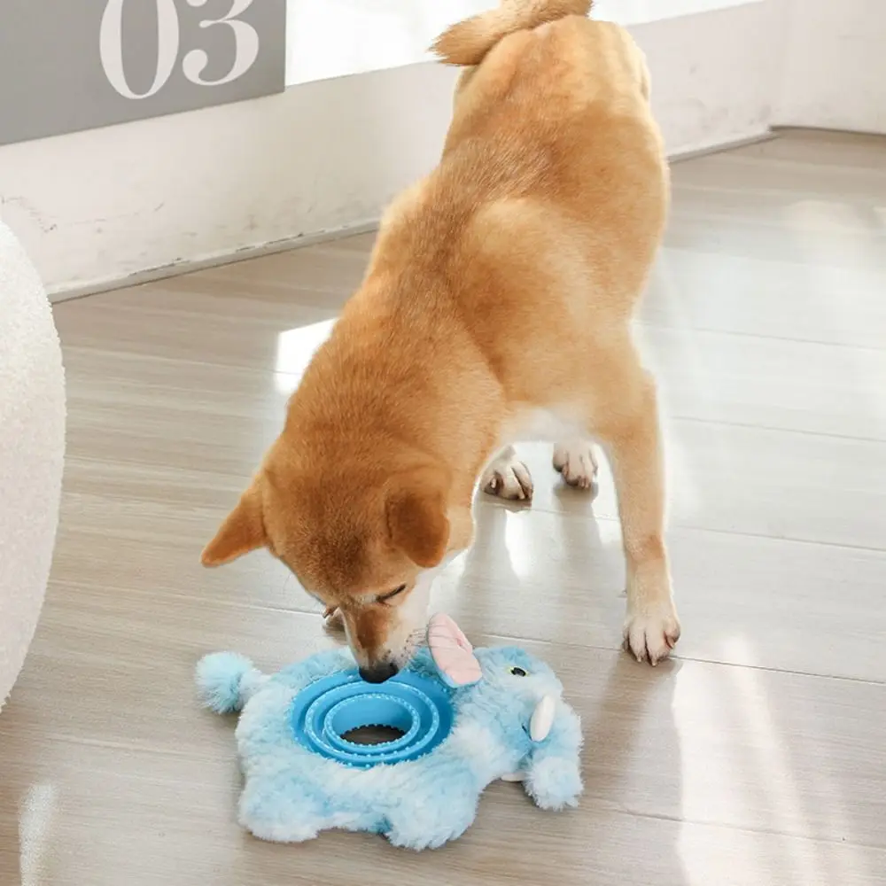 

Bite Resistant Dog Leaking Food Toy Animal Shape Wear-resistant Pet Training Toys TPR Plush Interactive Dog Toys