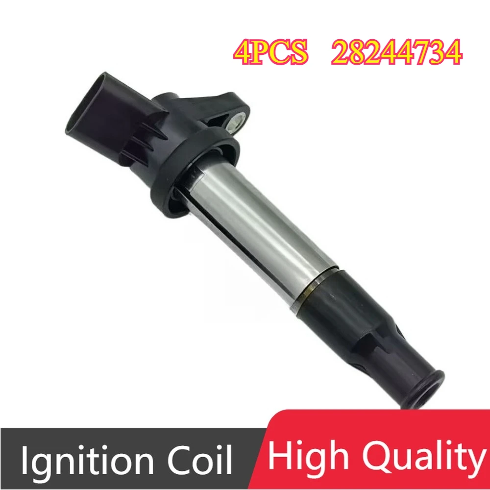 4 قطعة 28244734 ملف الإشعال ل دونغفنغ Fengon 350 360 330S 580 DFSK V21 V22 V26 1.5L Changhe K21 K22 GLEAGLE GX7 LEVC SX7 2.0L #1