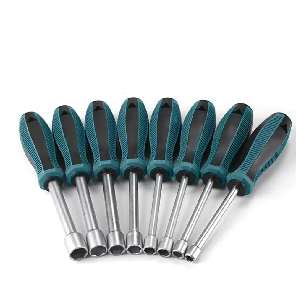 1pc Socket Wrench Screwdriver Metal Hex Nut Key Hand Tool Screwdriver Hex Nut Key Wrench Screwdrivers 3/3.5/4/4.5/5/5.5/6mm