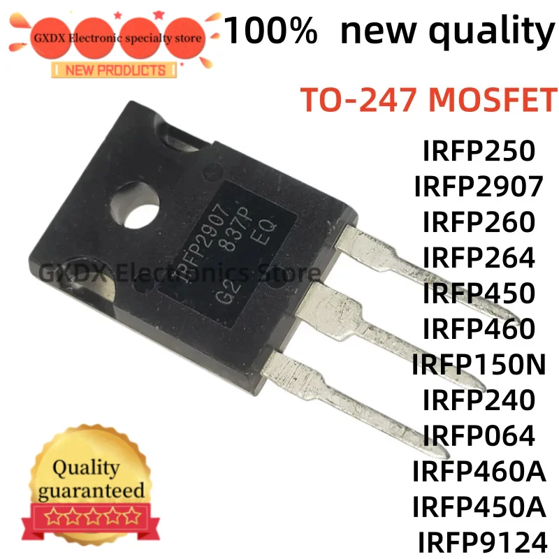 5-10Uds nuevo IRFP450 IRFP460 IRFP064 IRFP2907 IRFP240 IRFP9124 IRFP460A IRFP450A IRFP150N IRFP264 IRFP250 IRFP260 TO-247 MOSFET