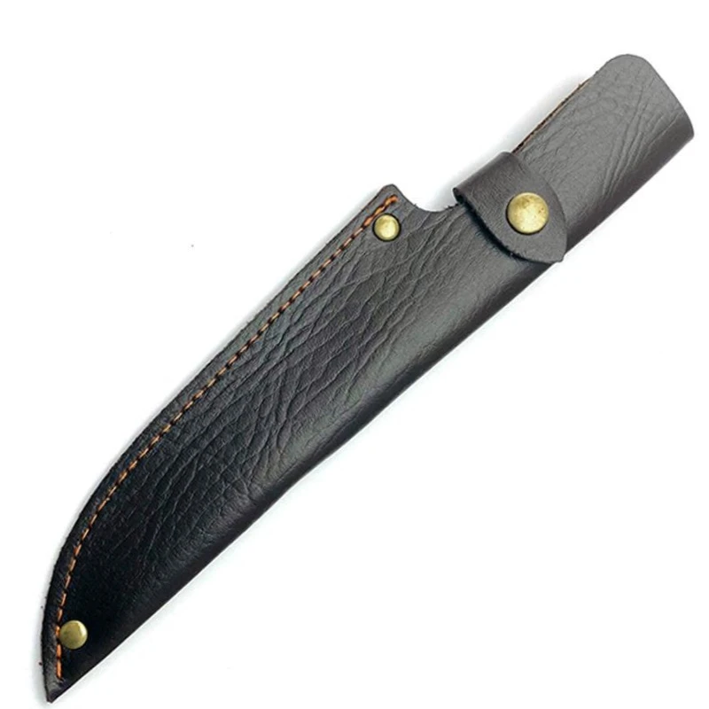 

Маленький чехол для прямого ножа из искусственной кожи с фиксированным лезвием, уличные брюки с пряжками, надежная посадка, практичное хранение