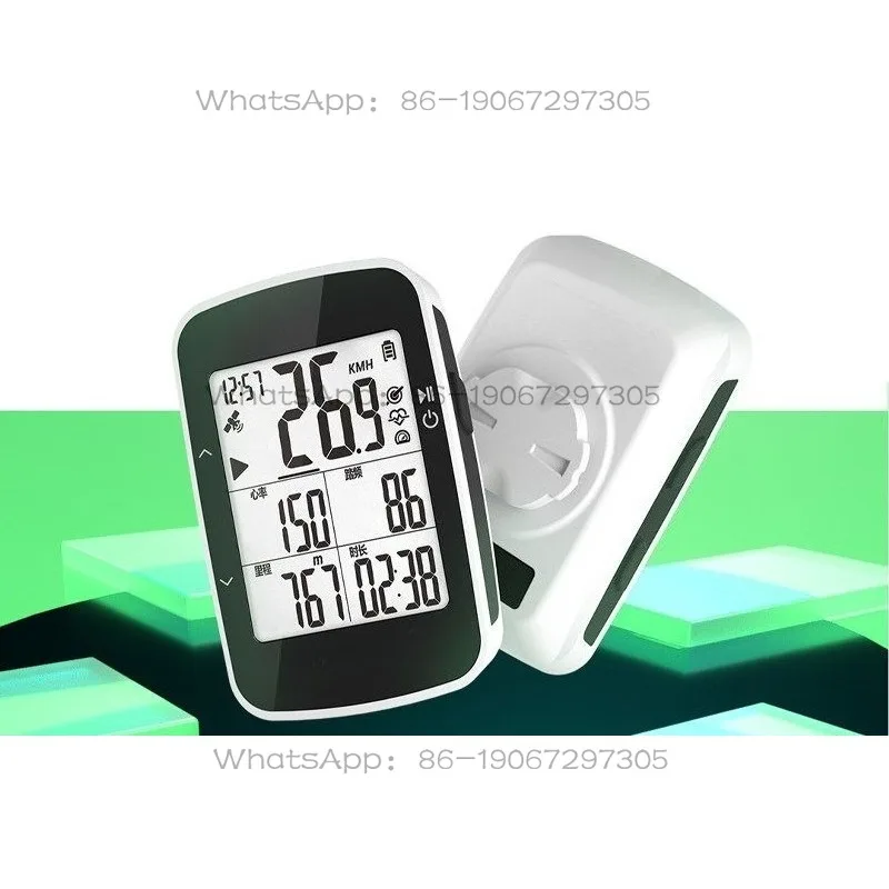 Wireless smart GPS bicycle code meter mountain cycling speed pedal odometer