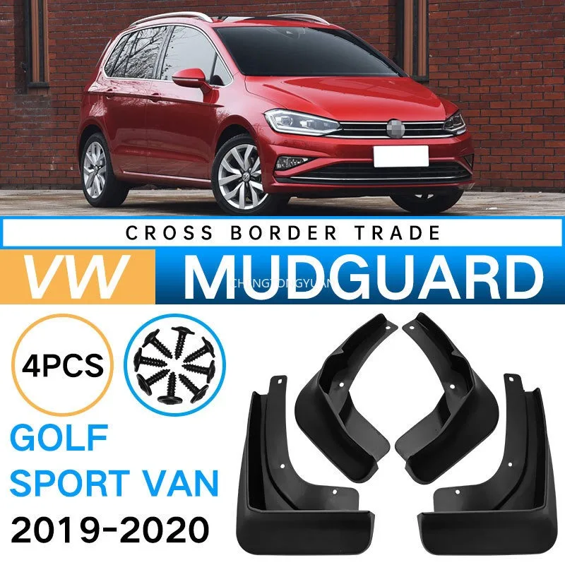 Para VW Volkswagen Golf Sport Van 2019-2020 guardabarros protectores contra salpicaduras ruedas delanteras traseras guardabarros accesorios de coche 4 Uds piezas de automóvil