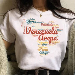 Venezuela t-shirts women funny t shirt female designer harajuku anime clothing