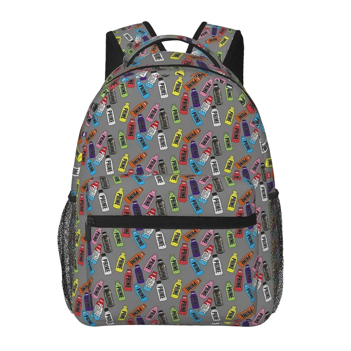 

Prime Hydration Backpacks Boys Girls Bookbag Students School Bags Cartoon Laptop Rucksack Shoulder Bag Large Capacity