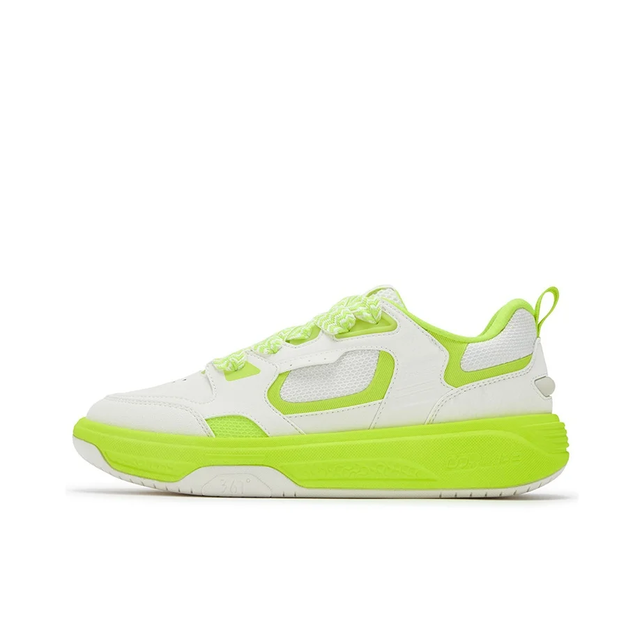 361 Boat Slip Resistant, Abrasion Resistant, Breathable Low top Casual Shoes Men's White Green 672616614/