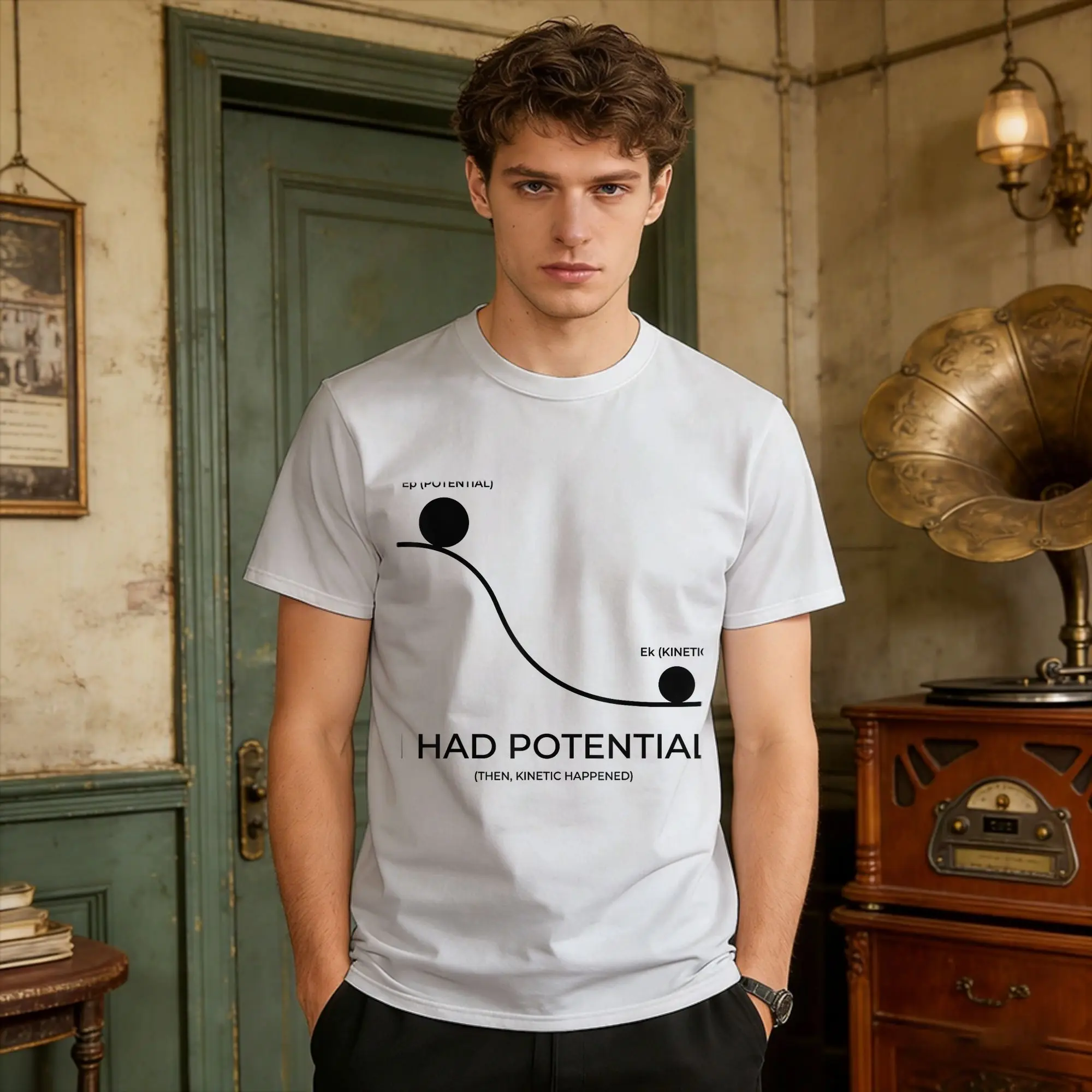 Oversized T Shirt Beach I Had Potential Fashion T-Shirts Project Hail Mary Cotton Tee Shirt for Mens Y2K Basic Short Sleeve Tees
