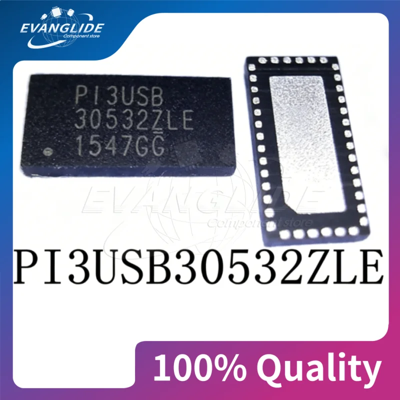 2 PCS/LOT PI3USB30532ZLE For Nintendo Switch Vulnerable  Chip PI3USB ALC5639 MAX77620AEWJ 17050 Audio amplifier EN  PowerCharge