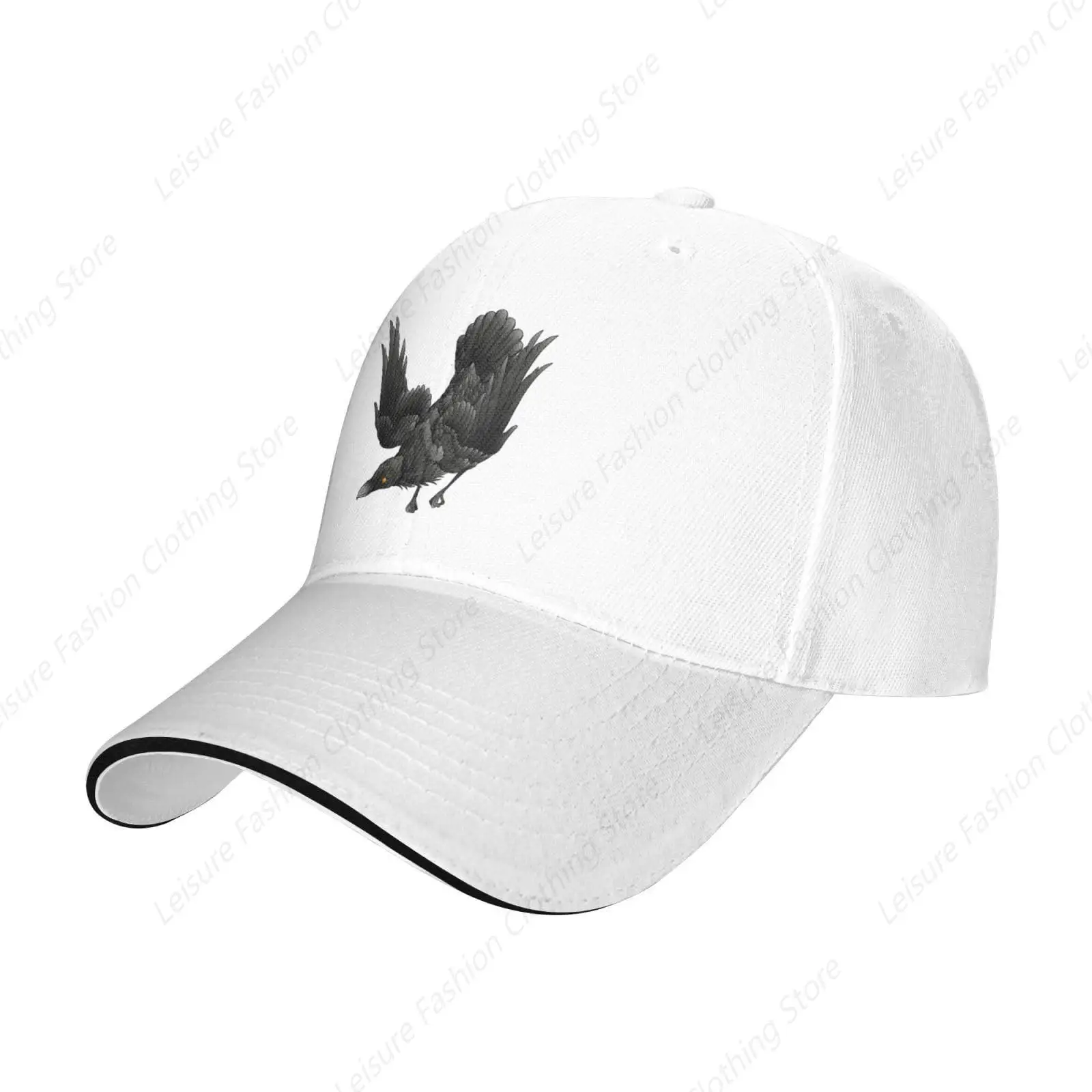 Cool Crow Baseball Cap Women Men Hats Adjustable Truckers Sun Hat Golf Caps