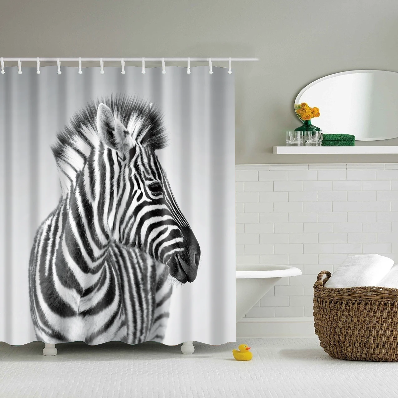 Customize Decorative Shower Curtain Print Your Photo Image on Bath Curtains for Bathroom Wedding Birthday Gift Home Decor