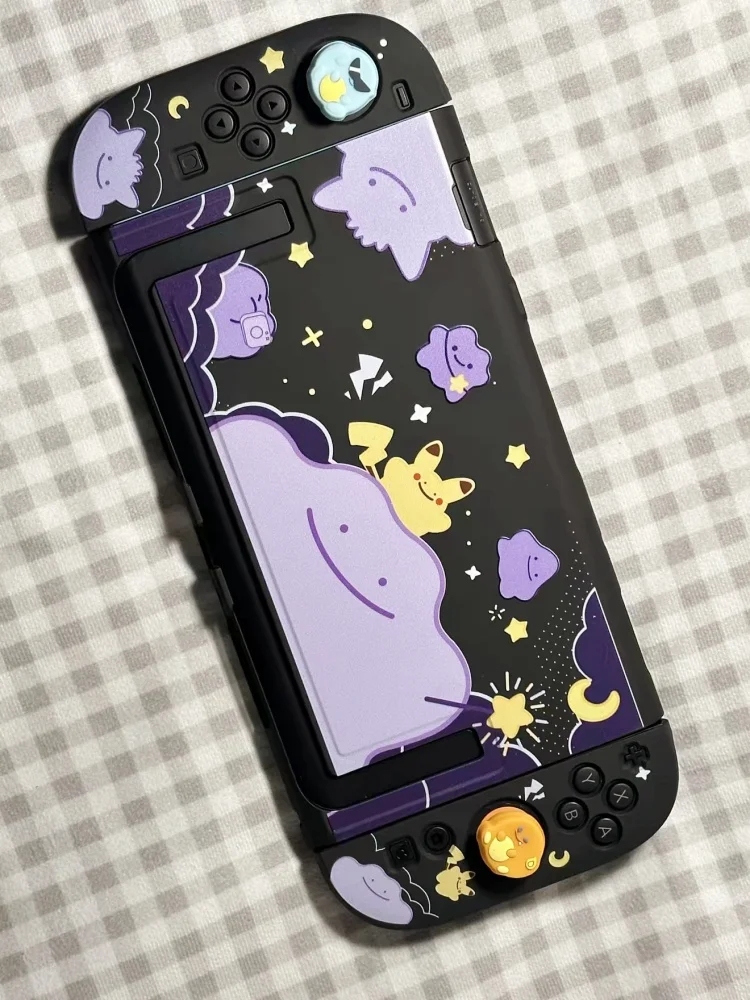 Hot! Switch matte hard shell protective case Ditto pattern suitable for NS2 Joy Con handheld game console accessories peripheral