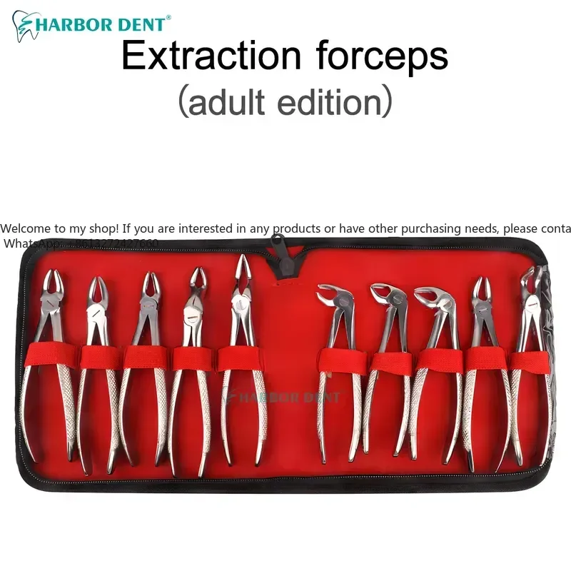 2026 Adult Stainless Steel Extraction Tools 10 Pcs/Pack Extraction Forceps Kit