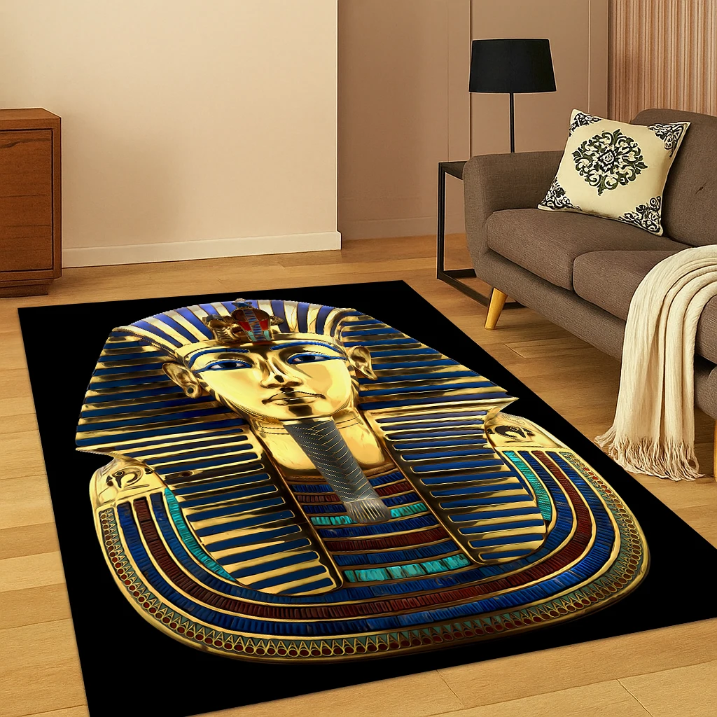 

Ancient Egyptian Pharaoh Anubis Carpet Rug for Home Bedroom Living Room Sofa Doormat Decor,Kid Area Rug Play Game Non-slip Mat