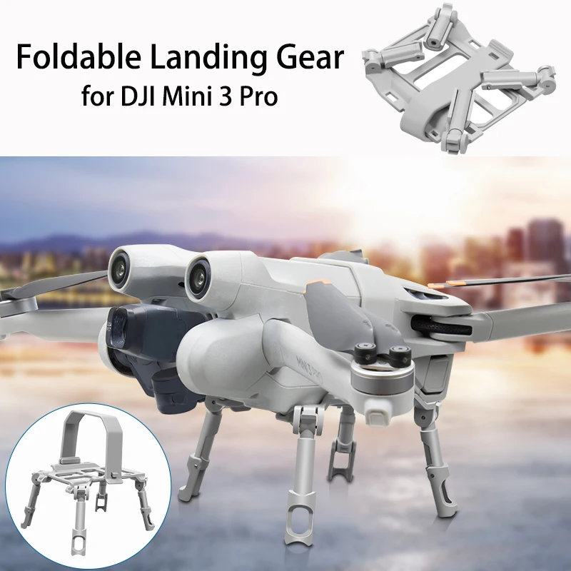 Tren de aterrizaje plegable para Mini 3 Pro, soporte de extensión, Protector extensor de piernas para DJI Mini 3 Pro, accesorios protectores para drones