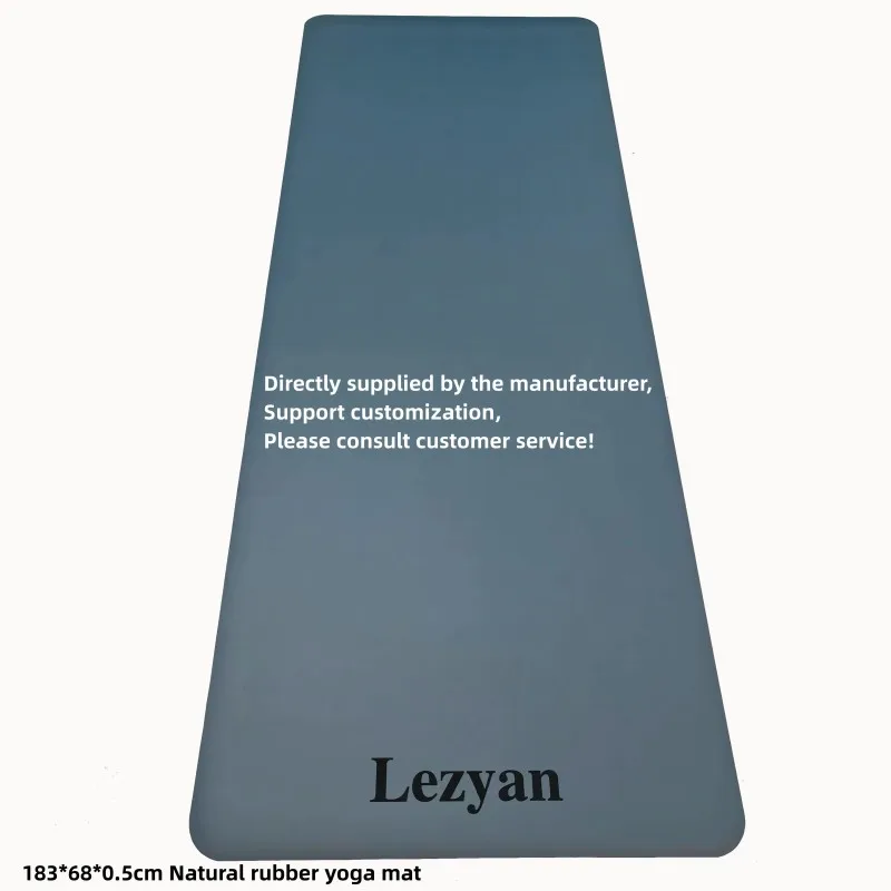 Zen Rhyme 5mm Eco-friendly Premium Natural Rubber Workout Manufacturer Design Custom Print Gymnastics Exercise Gym Yoga Mat