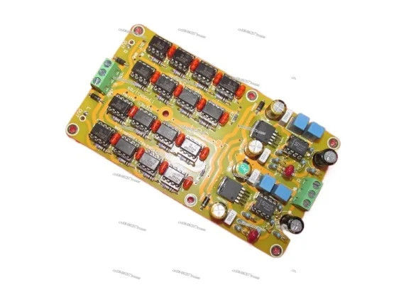 NE5532, NE5534P Music Fax A1 Headphone Preamp Circuit Board Improved Version, 4W+4W Power Amplifier Board