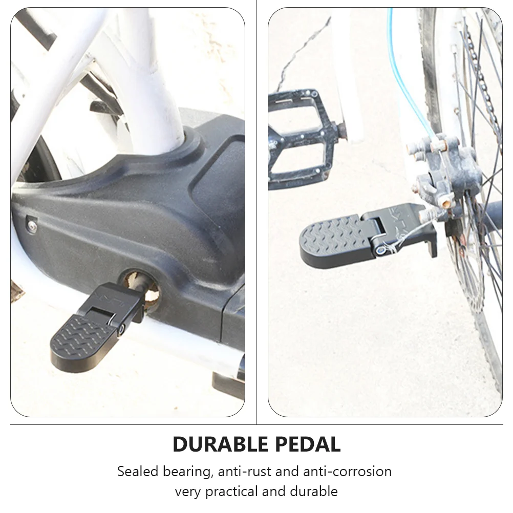 Electric Accessories Motorized Bicycles Rear Seat Pedal Cycling Accessory Aluminum Alloy