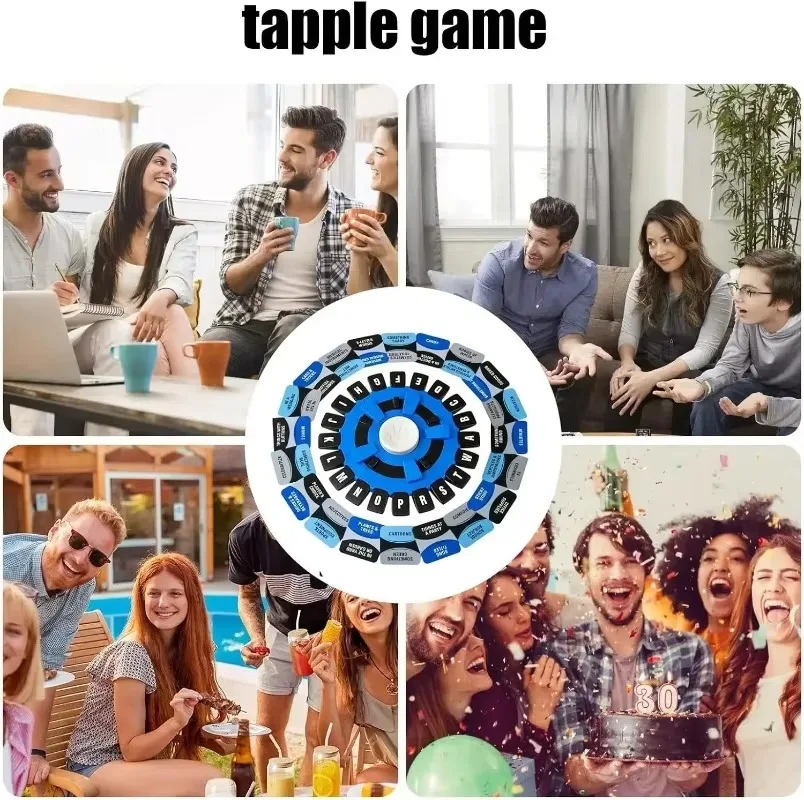 Tapple Board Game Basta Think Word Game Fast-Paced Family The Quick Thinking Letter Pressing Puzzle Games For Adults Spanish