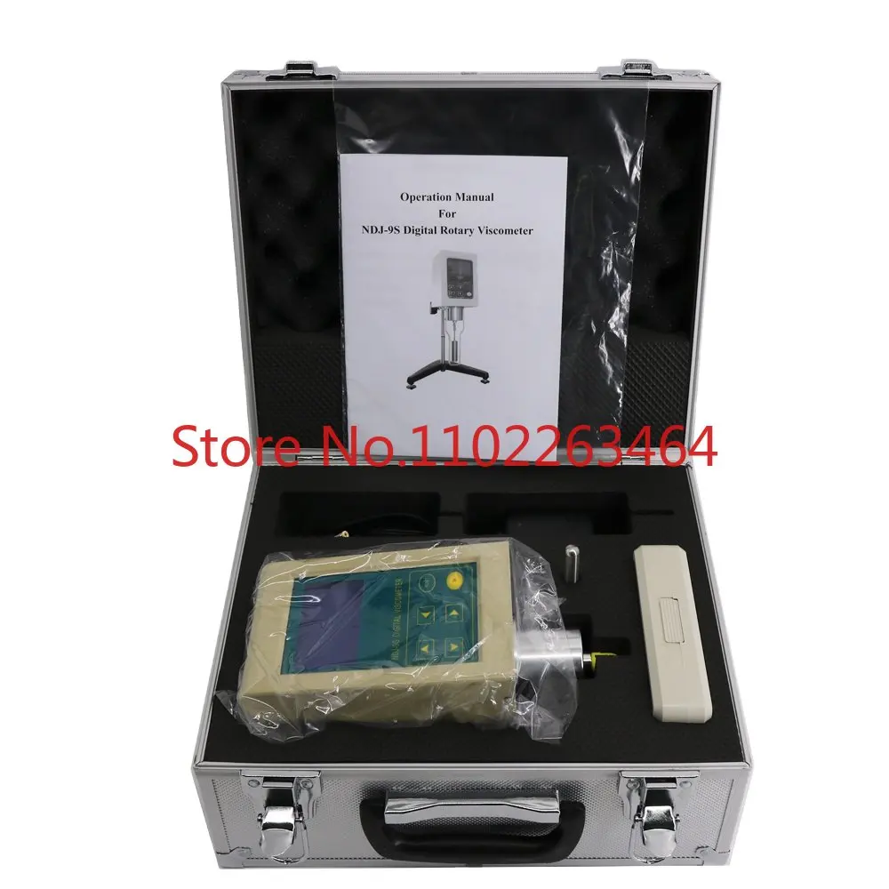 

New NDJ-9S Digital Rotary Viscometer with Temperature Testing Liquid Viscosity Tester