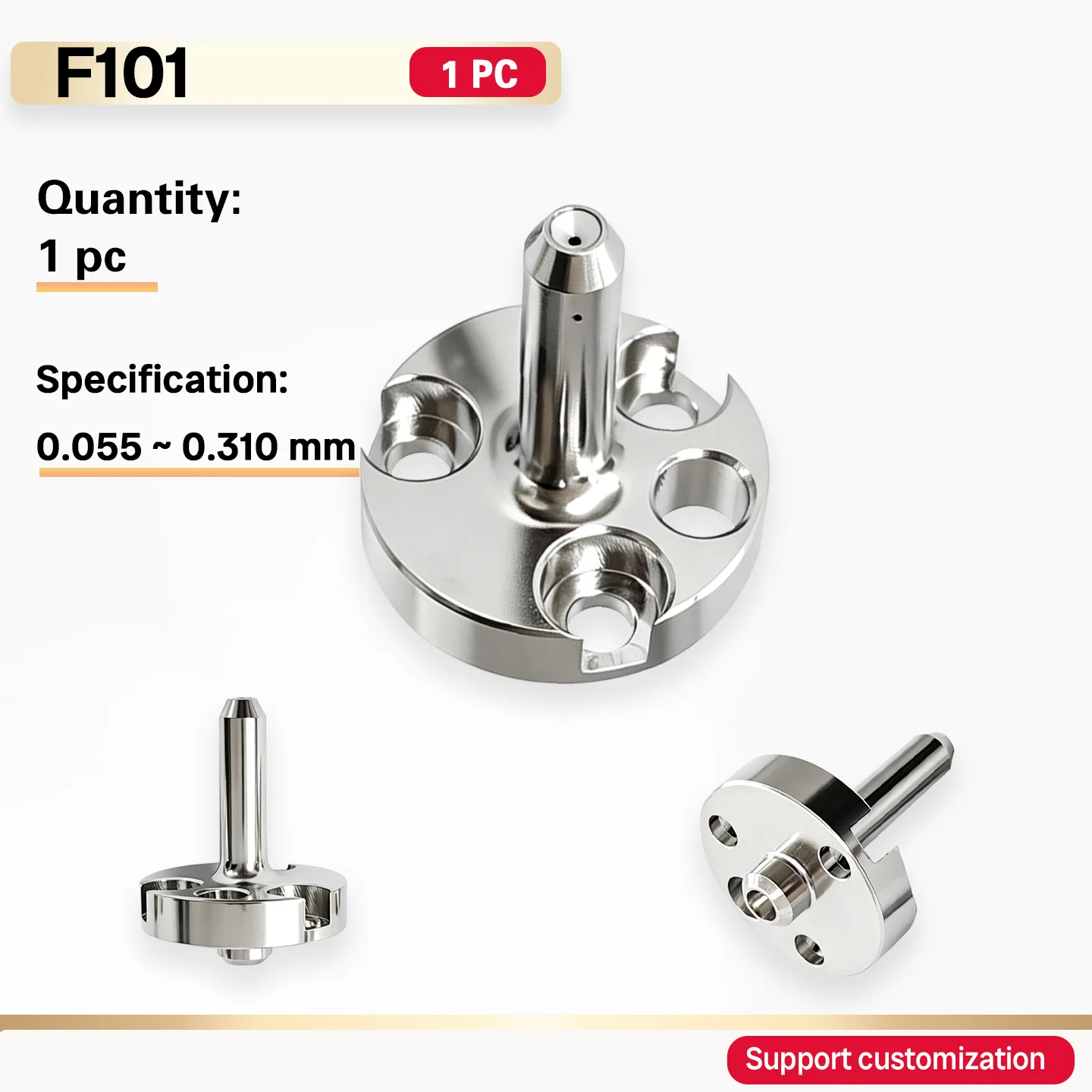 EDM Wire Cut Parts Diamond FANUC Upper & Lower Wire Guide F101 F102 0.055-0.310mm A290-8021-X765/X766/X767 EDM Cut Machine